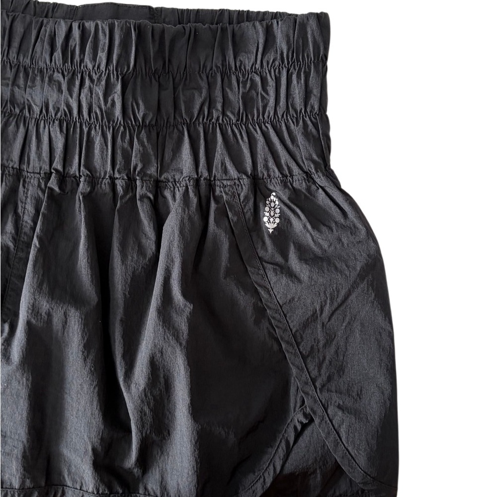 Free People Movement black The Way Home High Rise Lined shorts size L. - Picture 6 of 10